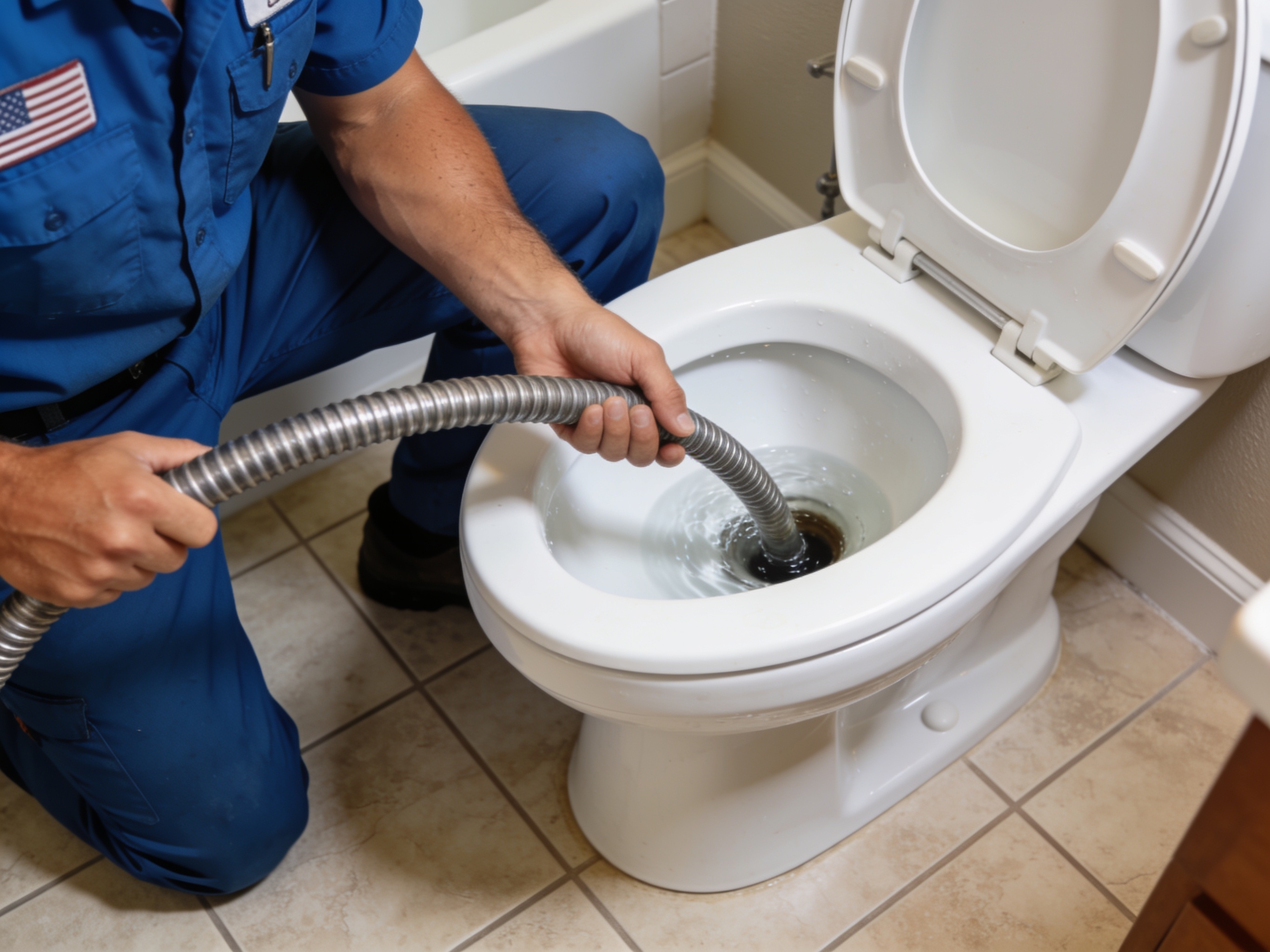 Clogged Toilet Drain in Orlando