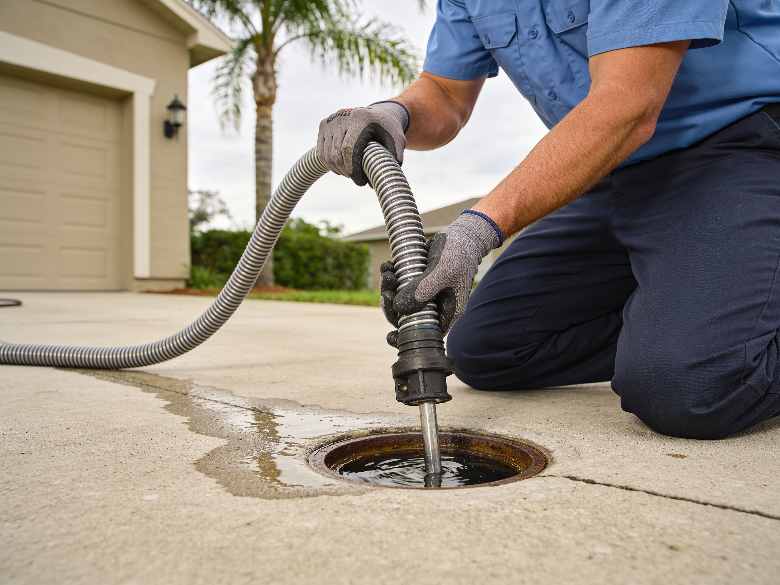Drain Snaking in Orlando